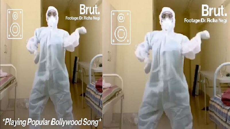 VIDEO | चक्क PPE कीट घालून डॉक्टरचा डान्स